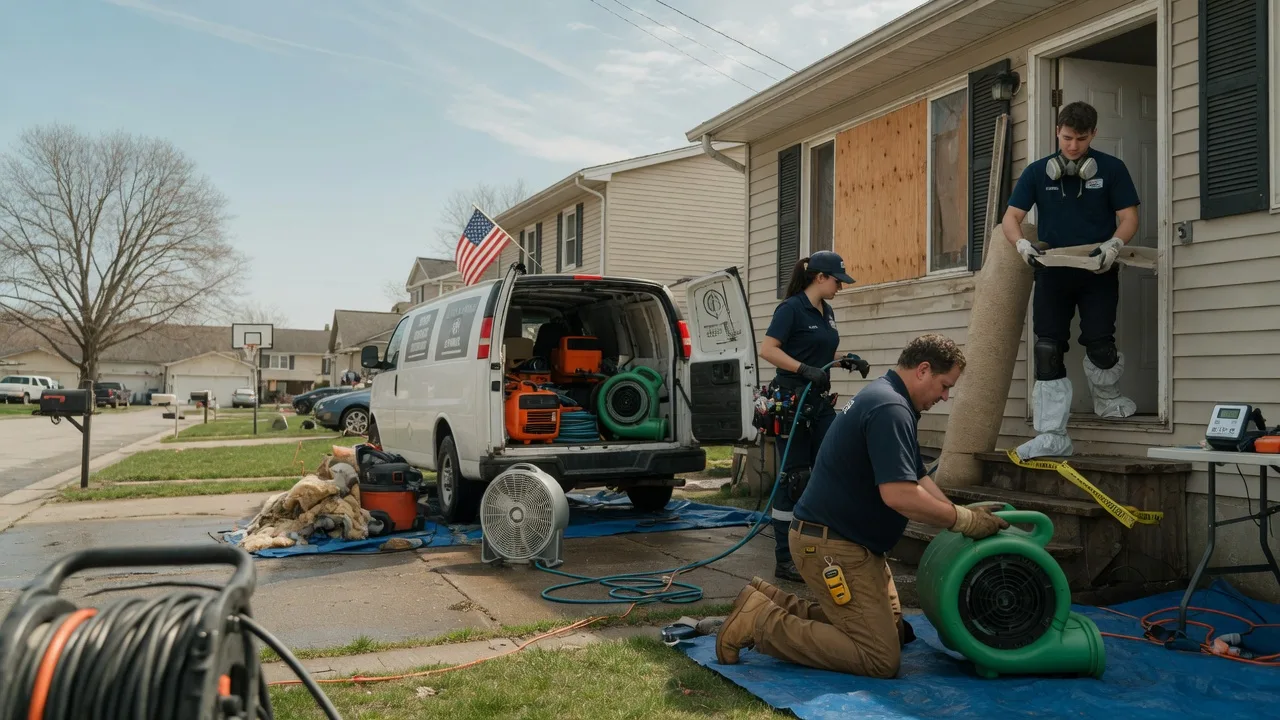 Water Damage Restoration in Plainfield, PA near me